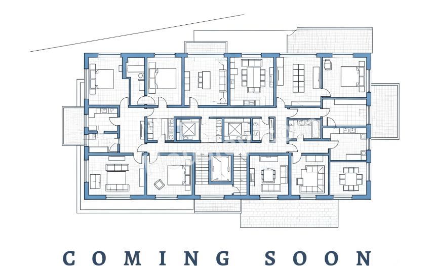 4 BHK Sky Suite Penthouse Blueprint