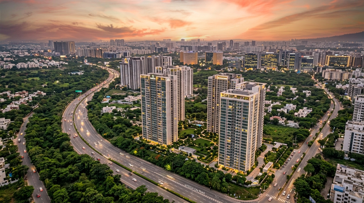DSR Narne Estate Road Kondapur Skyline & Aerial View